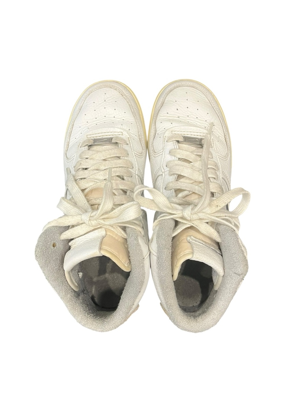 Nike | Air Force 1 Sculpt in Summit White/Silver 8 - Picture 7 of 9
